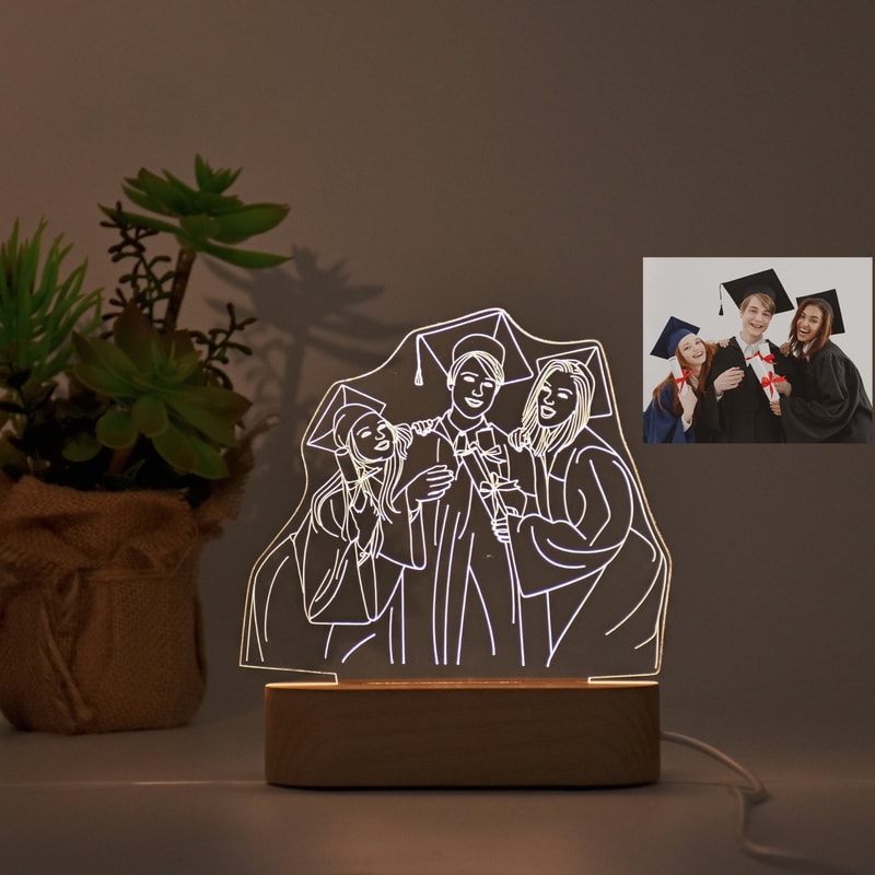 Customized 3D Graduation Photo Lamp, Graduation Gift for Daughter Grand Daughter, Class of 2022, Photo Lamp, Lamp Night Light, BFF Gift.jpg