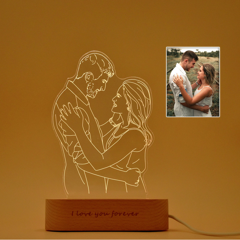 Personalized Photo Lamp, Photo Engraving, Custom Lamp Night Light, Custom 3D Lamp, Wedding Gift, Mother's Day gifts, Birthday Gift for Her.jpg
