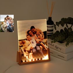 Photo Gifts, Personalized Lamp Anniversary Gift, Personalized Picture Lamp