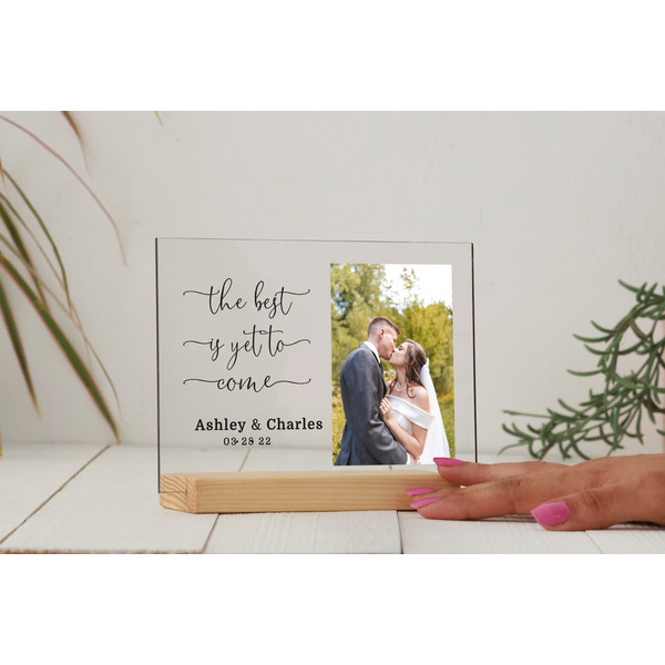 Custom Acrylic Photo Plaque - Anniversary Gifts - Newlywed Gift - First Anniversary - Gift for Her - Gift for Him - Engagement Gifts for Her.jpg