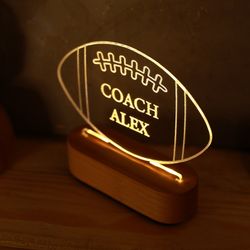 custom gift for coach, end of season coach gift, gift from team