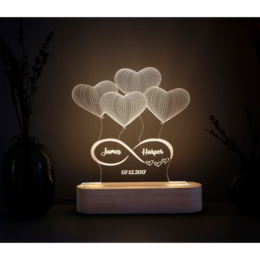 Custom Valentines Gift Night Light for Her - Name Light - Romantic Gift for Girlfriend - Couples Gift - Valentines Day Gift for Love.jpg