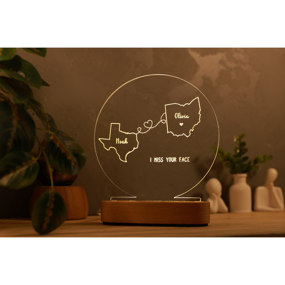 Personalized Long Distance Gift - Gift for Family - Miss You Gift - Custom Night Light - Family Gift - Grandma Nana Gifts - Gift to Students.jpg