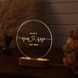 Personalized Night Light, Kids Gift,  Baby Room Decor