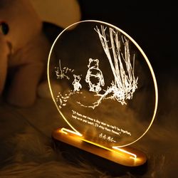 positive affirmations night light for kids, toddler gifts, acrylic affirmation sign