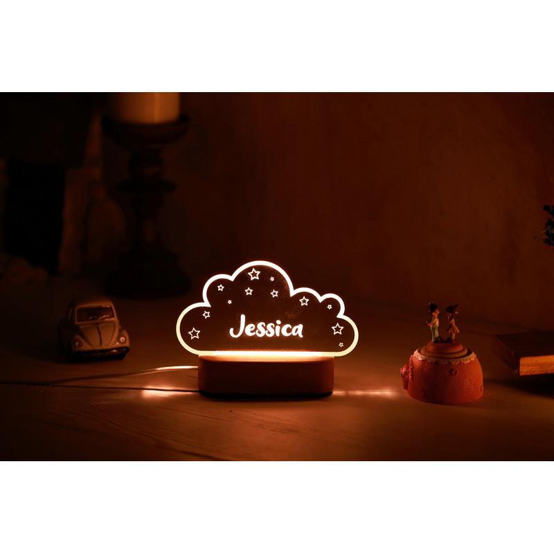 Starry Cloud Night Light - Kids Name Sign - Christmas Gift for Baby - Baby Shower Gifts - Nursery Decor - Gift for Baby - Custom Name Light.jpg