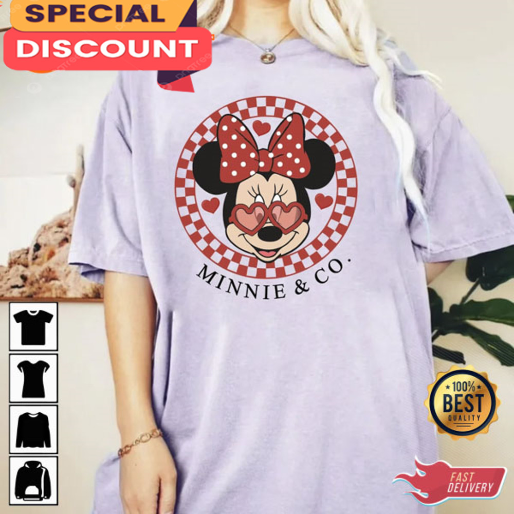 Checkered Mickey Minnie Disney Love Tee.jpg