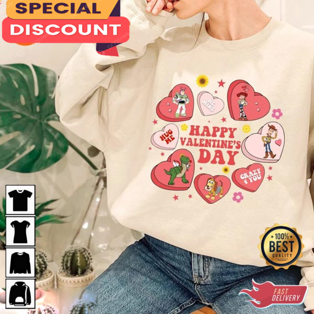 Disney Happy Valentine's Day Pixar Toy Story Valentine Sweatshirt.jpg