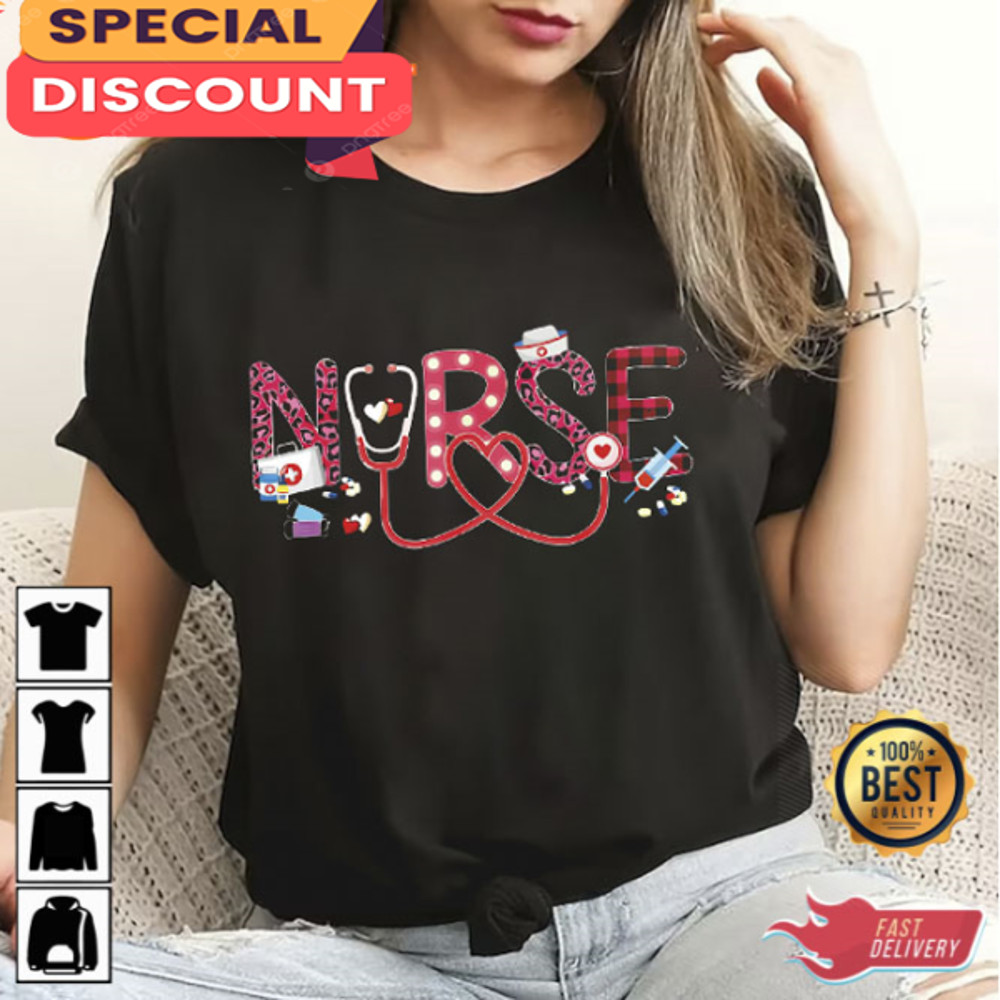 Nurses Valentines Day Classic T-Shirt.jpg