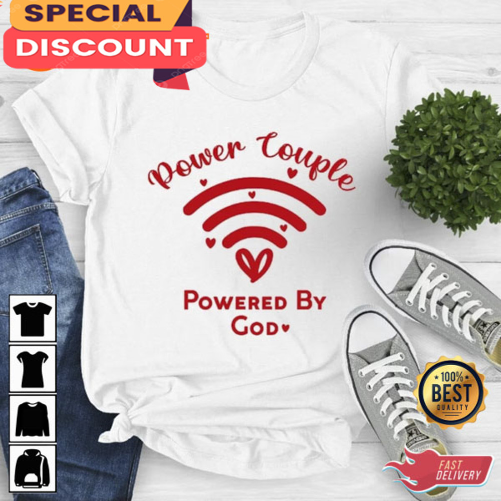 Power Couple T-Shirts His and Her Valentines Day Shirt.jpg