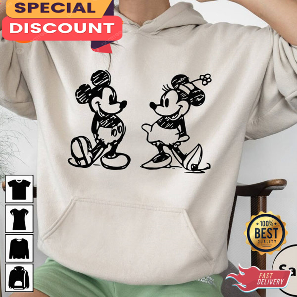 Sketch Mickey and Minnie Simple Disney Mickey Ears Disney Hoodie.jpg