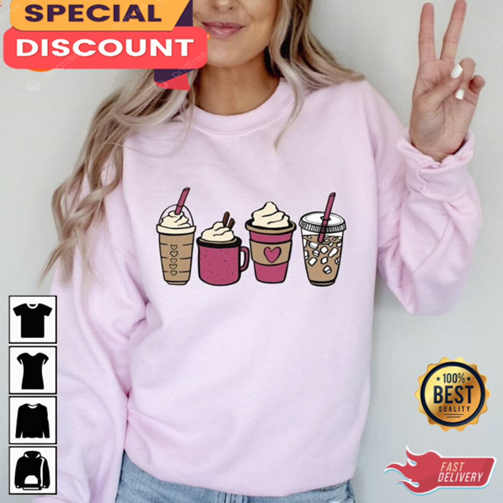 Valentine Day Coffee Latte Shirt Coffee Lover Gift.jpg