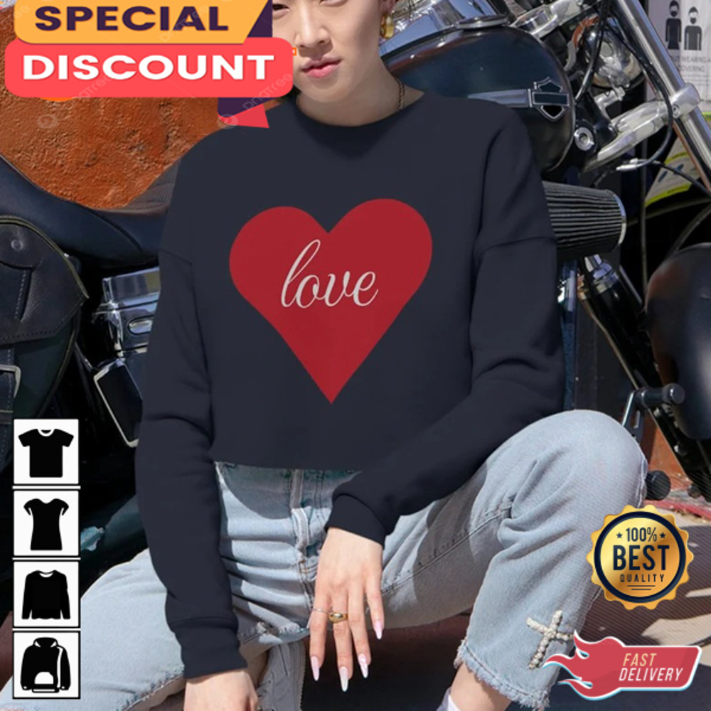 Valentine Love Heart Fun Red Happy Women Valentines Day Sweatshirt.jpg