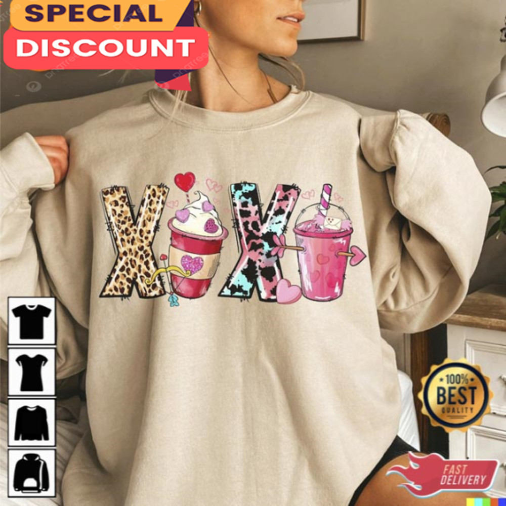Valentine's Day Coffee Lover XOXO Shirt.jpg