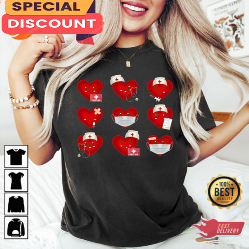 Valentines Day Nurse Tshirts Valentine T-Shirt Design.jpg