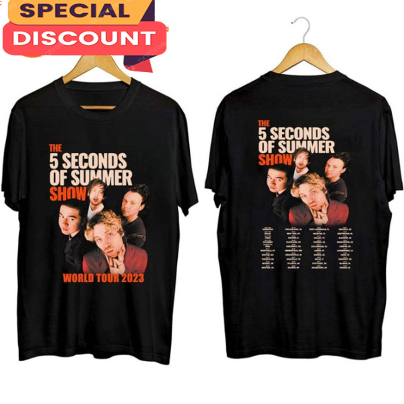 5 Seconds Of Summer World Tour 2023 2024 The Show 5SOS Gift For Fan Shirt.jpg