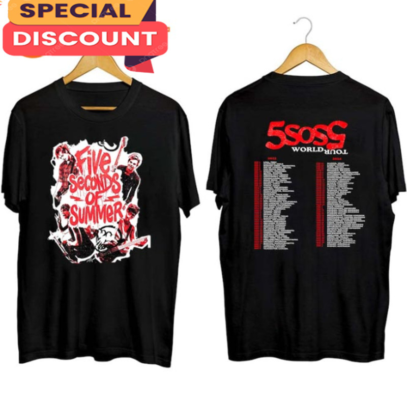 5SOS Fan Gift Five Seconds Of Summer World Tour 2023 2024 Shirt.jpg