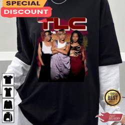 90s tlc band left eye chili group vintage unisex shirt, gift for fan, music tour shirt