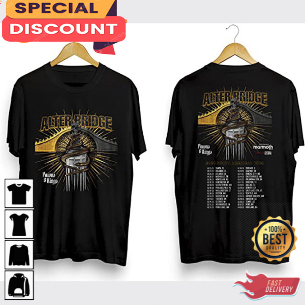 Alter Bridge Announce 2023 North American Run Of Their Pawns Kings Tour T-Shirt.jpg