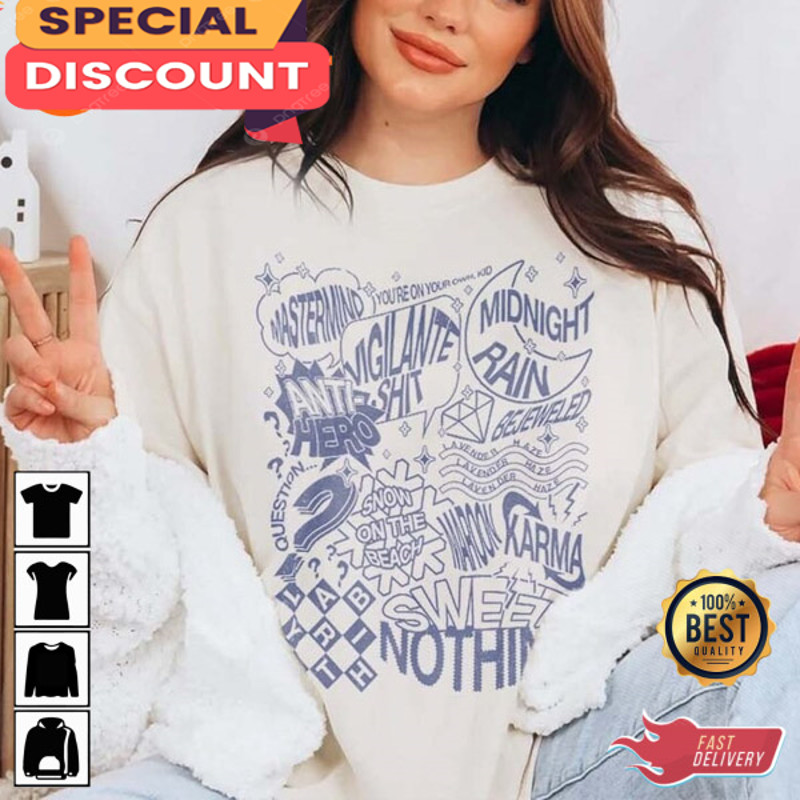 Anti Hero Meet me at Midnight Swiftie It's me I'm the Problem Unisex T-Shirt.jpg