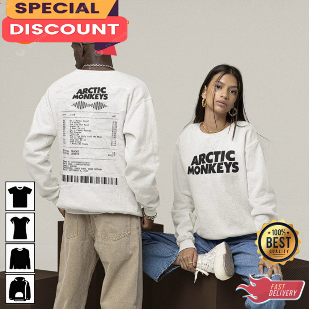 Arctic Monkeys 2 Sides Tracklist Rock Band Sweatshirt.jpg