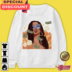 art design cardi b unisex t-shirt, gift for fan, music tour shirt