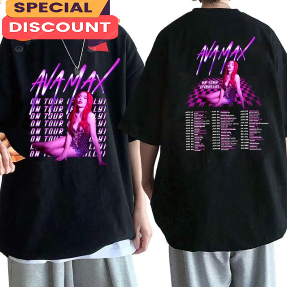 Ava Max 2023 On Tour Finally Diamonds and Dancefloors Shirt For Fans.jpg