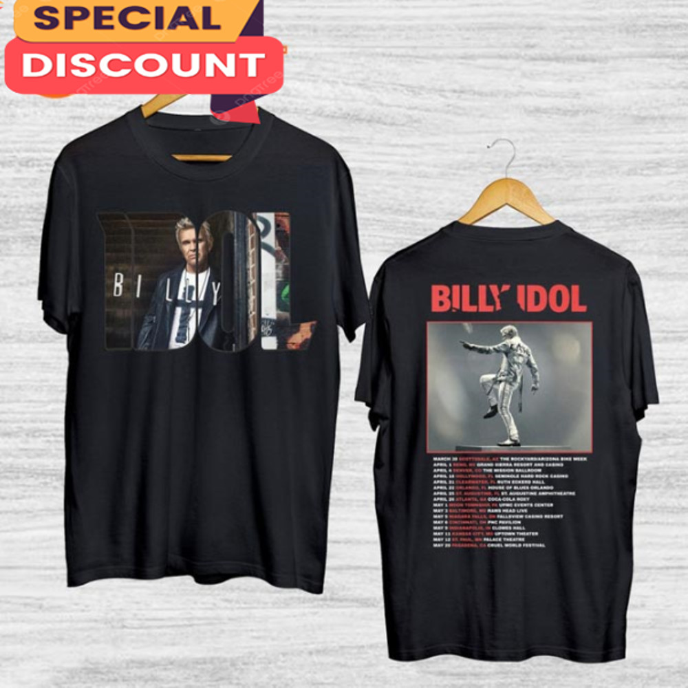 Billy Idol Punk Rock Live Tour 2023 Shirt Fan Gifts.jpg