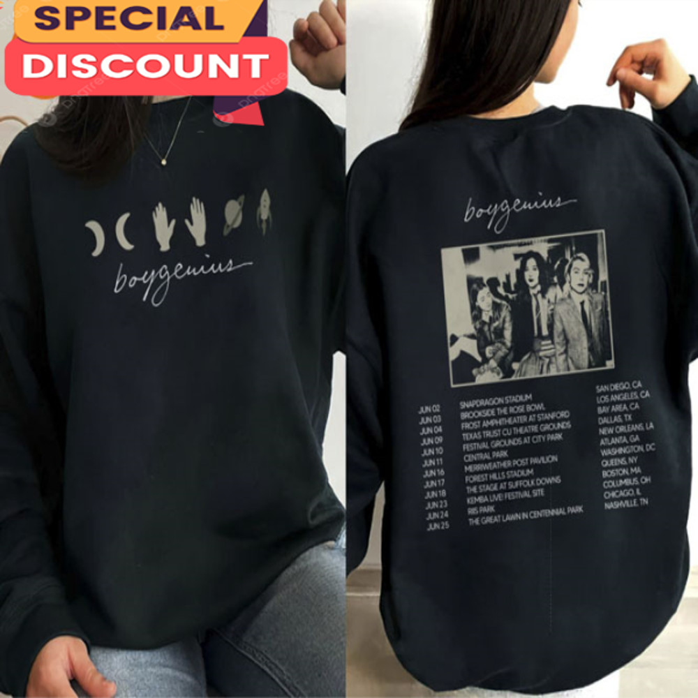 Boygenius Indie Rock Band Tour 2023 Unisex Hoodie Design.jpg