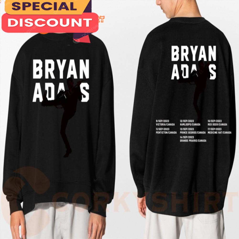 Bryan Adams Fall Tour Dates 2023 So Happy It Hearts Concert Sweatshirt.jpg