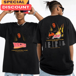 bryson tiller back and im better tour 2023 concert fan shirt, gift for fan, music tour shirt
