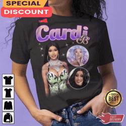 cardi b inspired rnb unisex t-shirt, gift for fan, music tour shirt