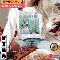Cardi B Vintage Unisex T-Shirt Gift For Fan, Gift For Fan, Music Tour Shirt