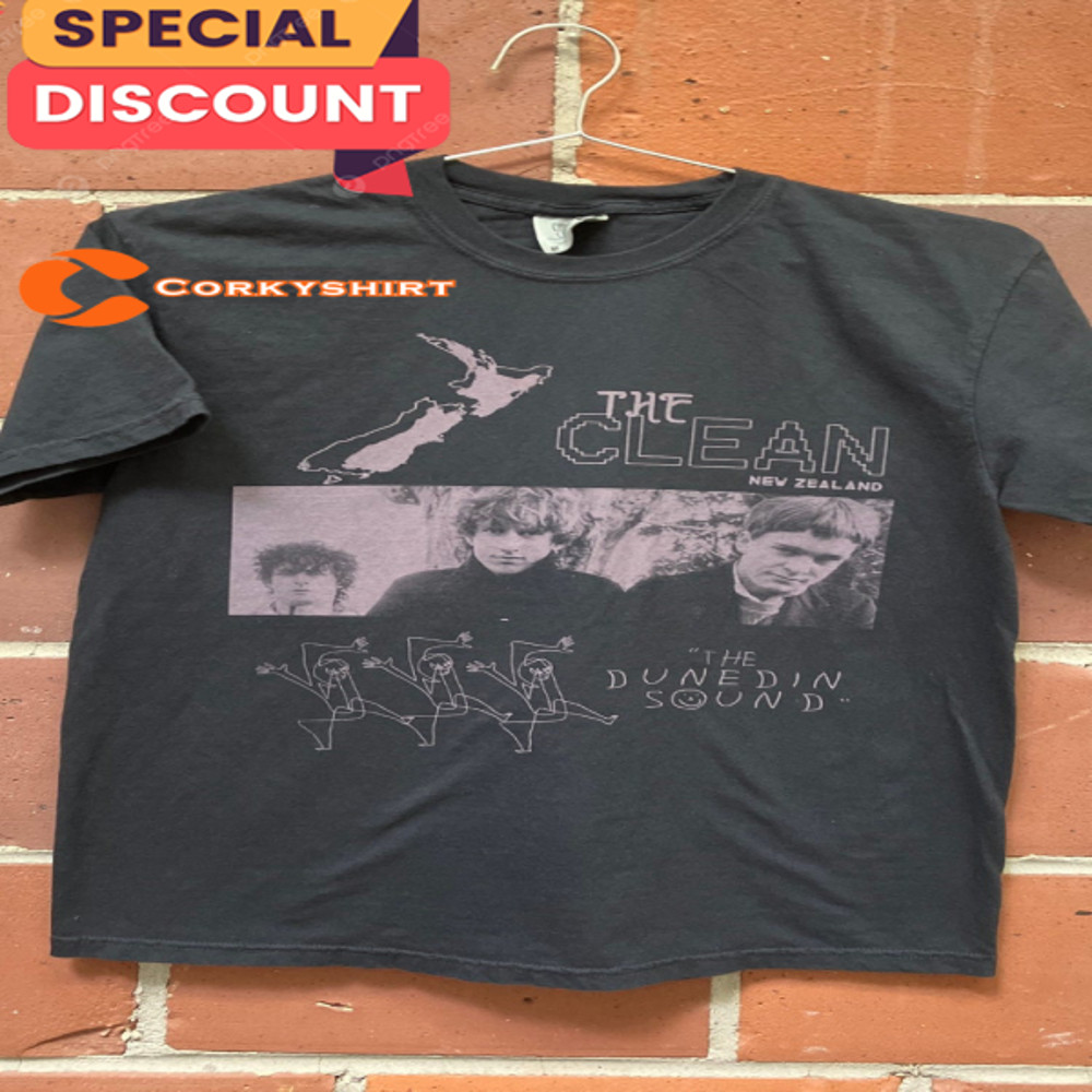 Clean The Dunedin Sound Fan Art Music T-shirt.jpg