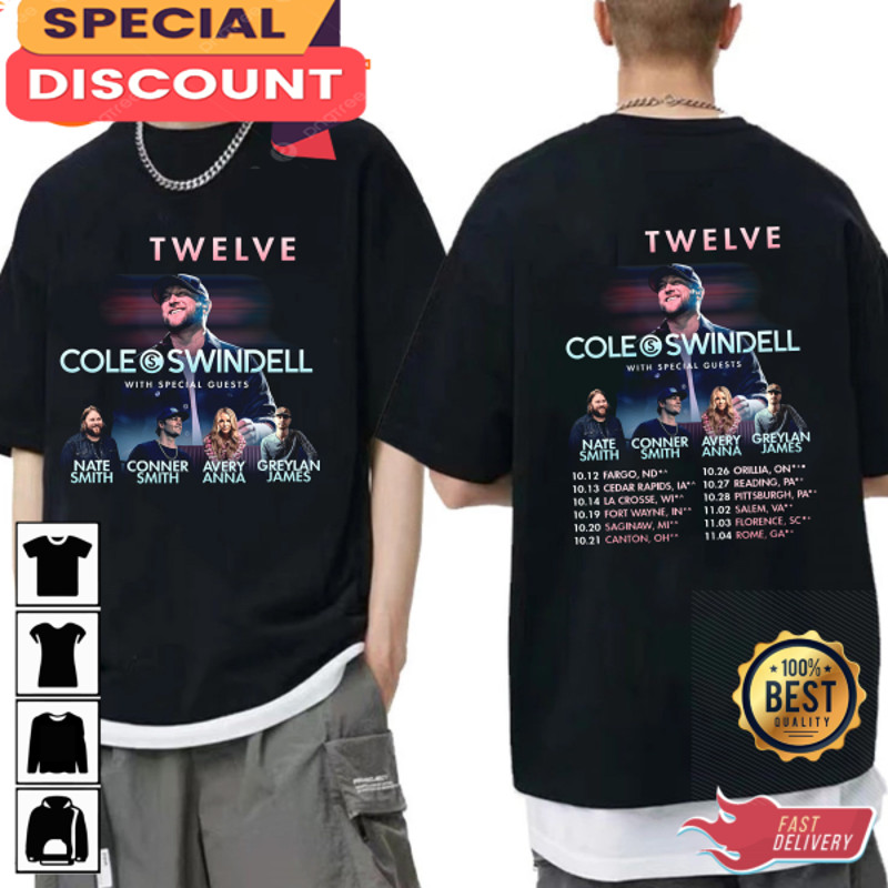 Cole Swindell 2023 Tour Drinkaby Stereotype Singer Concert T-Shirt.jpg