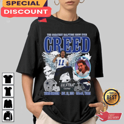 creed band merch the greatest halftime show ever, gift for fan, music tour shirt