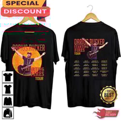 darius rucker tour 2023 starting fires tour unisex t-shirt, gift for fan, music tour shirt