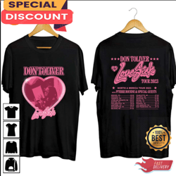 don toliver tour three love sick 2023 fan gift t-shirt, gift for fan, music tour shirt