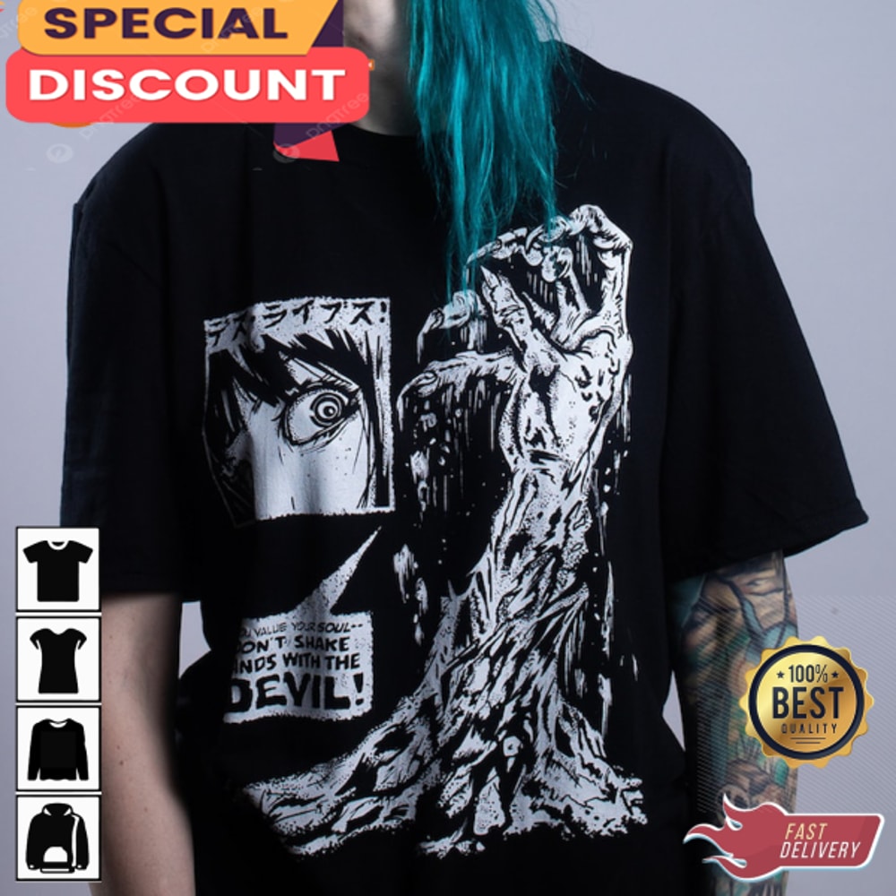 Dont Shake Hands With the Devil Rock Music T-shirt.jpg