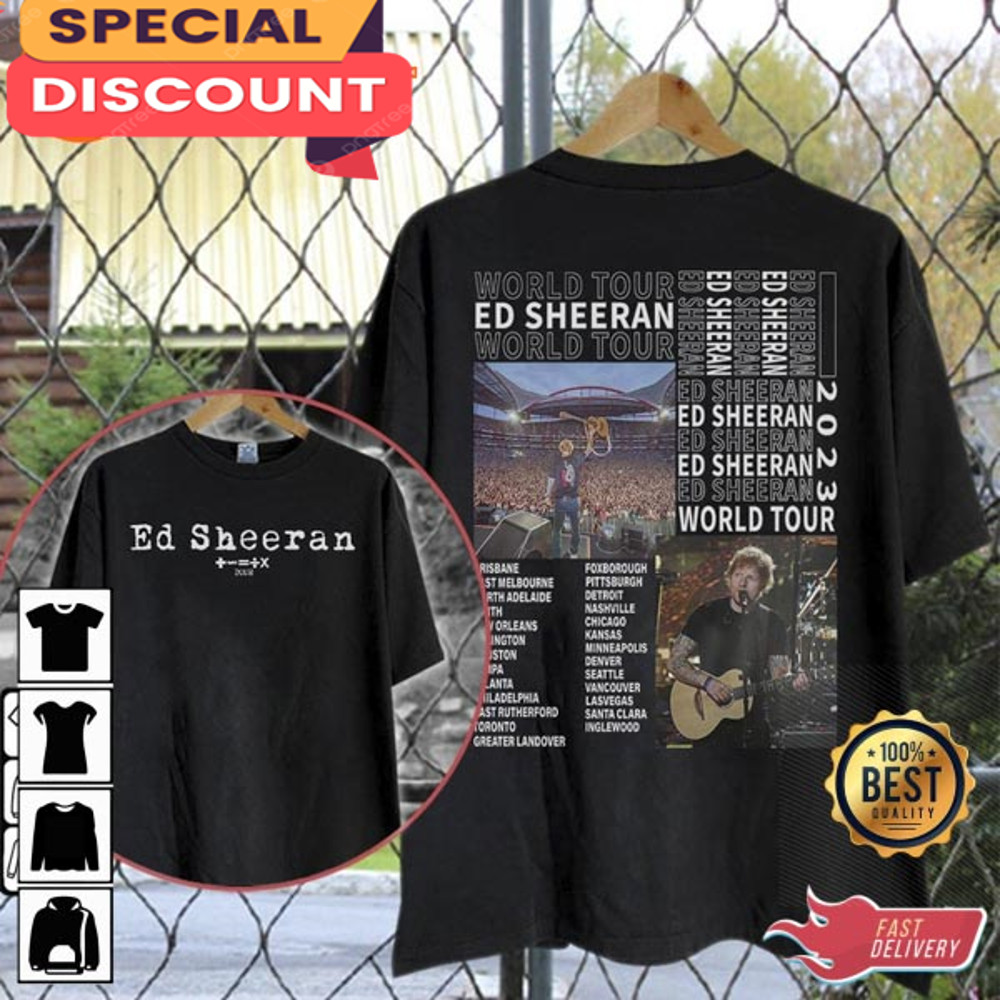 Ed Sheeran 2023 Tour Double Sides Shirt.jpg
