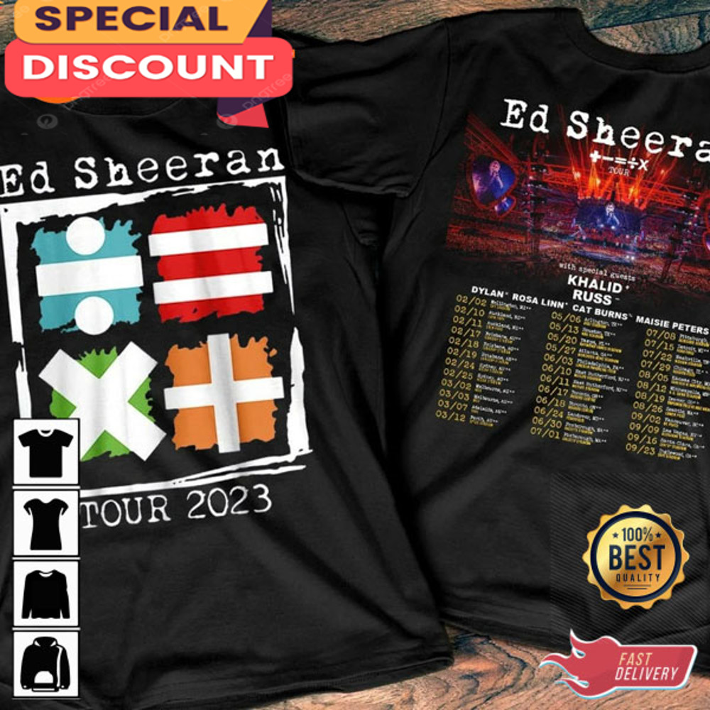 Ed Sheeran Mathematics Tour Australia - US 2023 Unisex Shirt Design.jpg