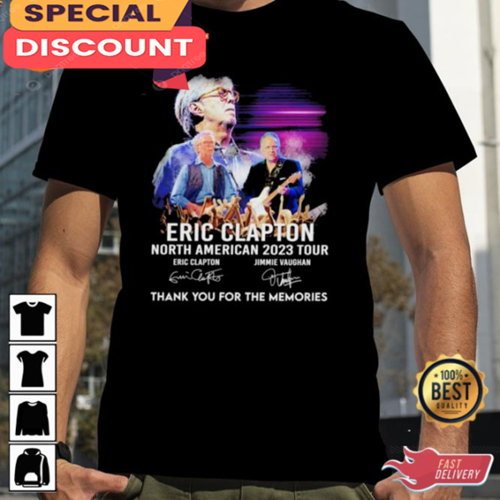Eric Clapton North American 2023 Thank For The Memories Signatures T-Shirt.jpg