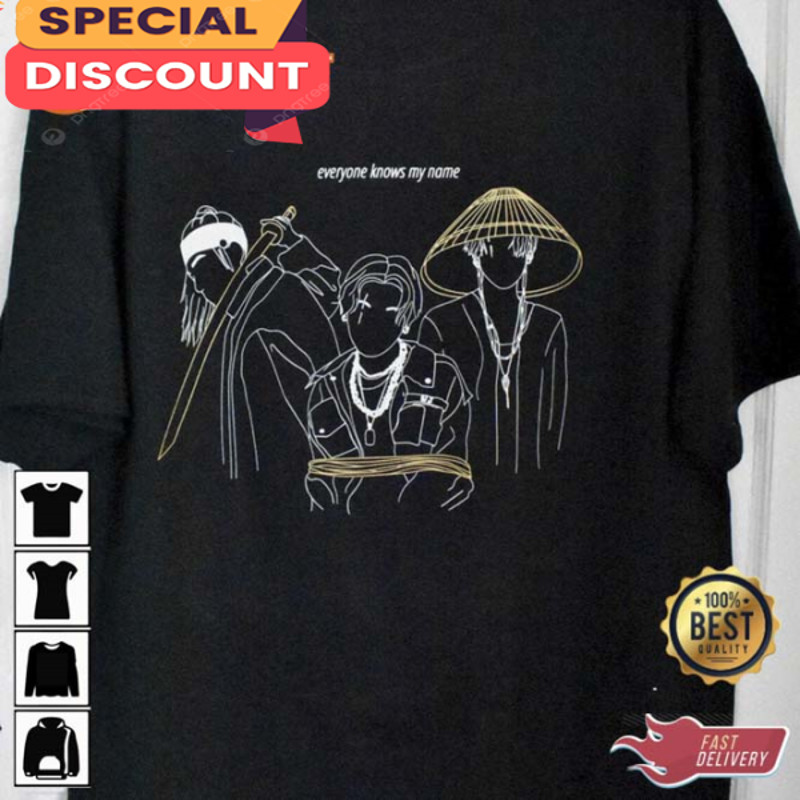 Everyone Knows My Name BTS Graphic Tee Shirt.jpg