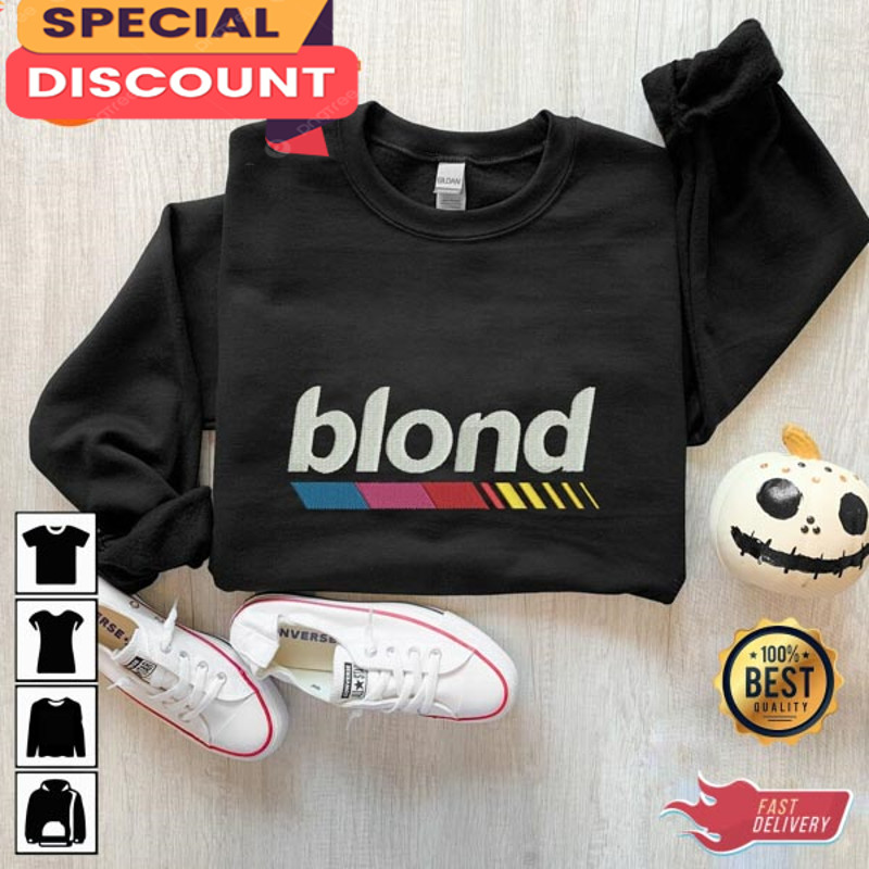 Frank Ocean Blonde Cotton Embroidered Blond Fans Gift Unisex Hoodie.jpg