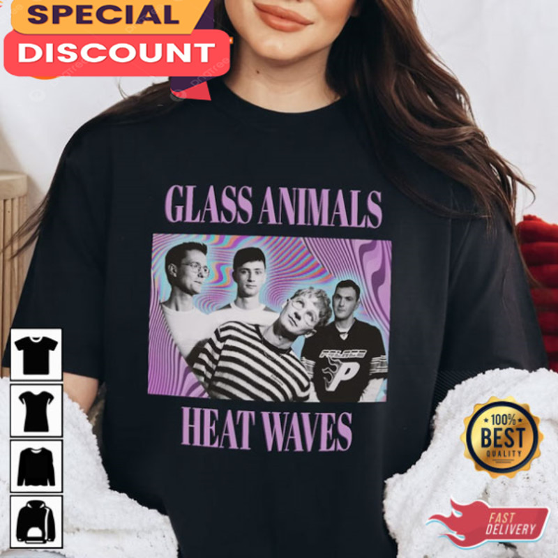 Glass Animals Heat Waves Vintage Bootleg T-shrt.jpg