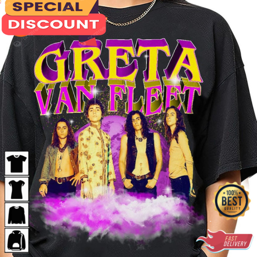 Greta Van Fleet Meeting the Master 90s Vintage Inspired T-Shirt.jpg