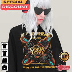 Greta Van Fleet Tour 2023 Vintage T-Shirt Design, Gift For Fan, Music Tour Shirt