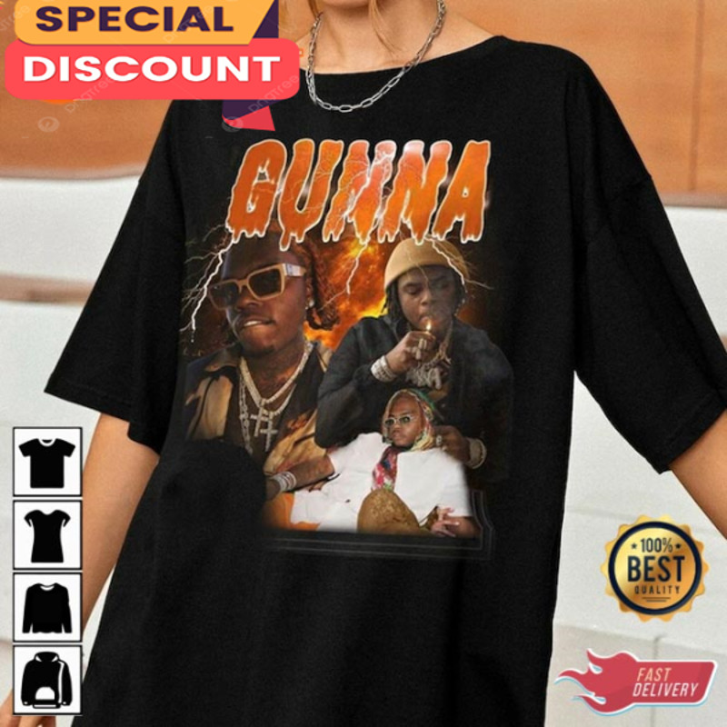 Gunna Rap Graphic Rapper Drake Kanye West Vintage Gunna T-Shirt.jpg