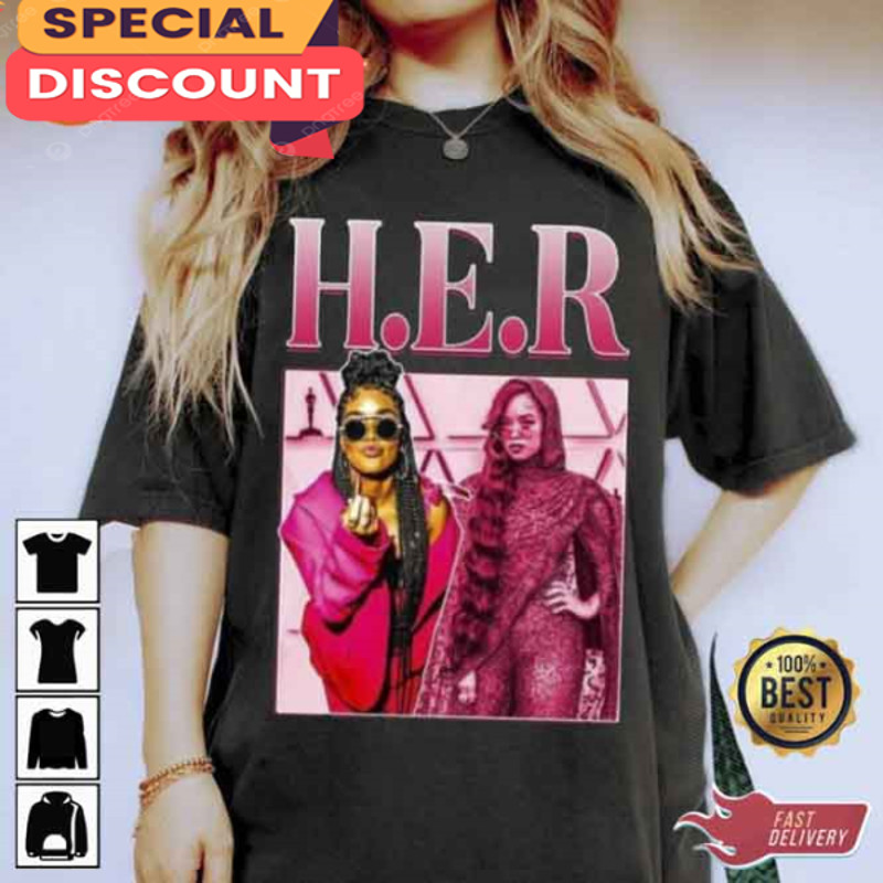 H.E.R Singer Rap Hip Hop Printed Shirt.jpg