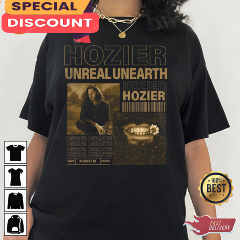 Hozier Album Unreal Unearth 2023 T-shirt.jpg